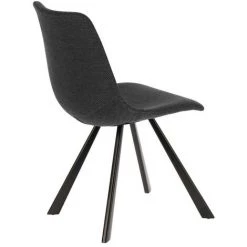 Kave Home - Chaise Alve Gris Foncé Et Pieds En Acier Finition Noire - Noir 9 Kave Home - Chaise Alve Gris Foncé Et Pieds En Acier Finition Noire - Noir -KAVE HOME Soldes 2022 27979236 3