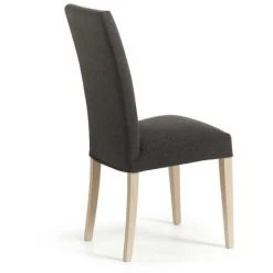 Kave Home - Housse De Chaise Freda Noire - Noir -KAVE HOME Soldes 2022 27979255 3