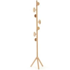 Kave Home - Portemanteau Nalini En Bois De Bouleau Massif 180 Cm - Naturel