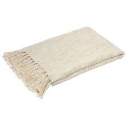 Kave Home - Plaid Seila 130 X 170 Cm - Beige