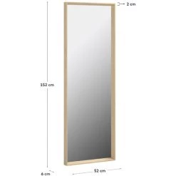 Kave Home - Miroir Nerina 52 X 152 Cm Finition Naturelle - Naturel 9 Kave Home - Miroir Nerina 52 X 152 Cm Finition Naturelle - Naturel -KAVE HOME Soldes 2022 27979329 4