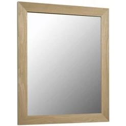 Kave Home - Miroir Wilany 47 X 57,5 Cm Cadre épais Finition Naturelle - Naturel