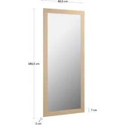 Kave Home - Miroir Yvaine 80,5 X 180,5 Cm Avec Finition Naturelle - Naturel 9 Kave Home - Miroir Yvaine 80,5 X 180,5 Cm Avec Finition Naturelle - Naturel -KAVE HOME Soldes 2022 27979379 4