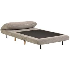 Kave Home - Canapé Convertible Keren 2 Places Velours Côtelé Gris 106 Cm - Gris 6 Kave Home - Canapé Convertible Keren 2 Places Velours Côtelé Gris 106 Cm - Gris -KAVE HOME Soldes 2022 27979384 2