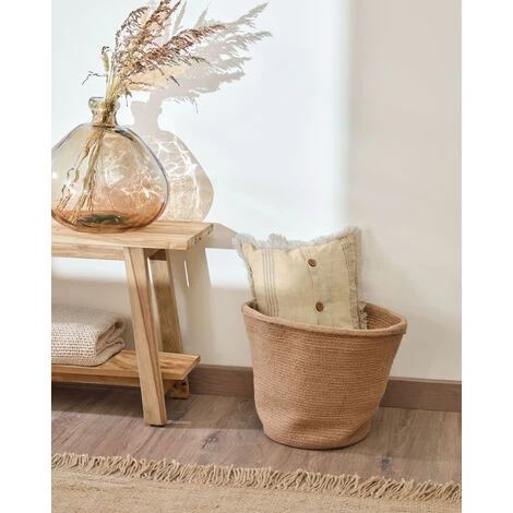 Kave Home - Panier Sibila Marron - Marron 4 Kave Home - Panier Sibila Marron - Marron – Image 2