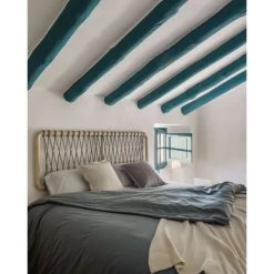 Kave Home - Linge De Lit Mariel Drap-housse,housse Couette,taies Oreiller En Coton Bio (GOTS)150x190cm - Gris -KAVE HOME Soldes 2022 27979496 4