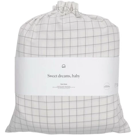 Kave Home - Linge De Lit Lesly Drap-housse,housse Couette,taies Oreiller En Coton Bio (GOTS) 135x190cm - Gris 5 Kave Home - Linge De Lit Lesly Drap-housse,housse Couette,taies Oreiller En Coton Bio (GOTS) 135x190cm - Gris – Image 3