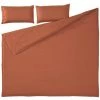 Kave Home - Set Ibelis Drap-housse, Housse Couette, Taies Oreiller En Coton Bio (GOTS)135x190cm Grenat - Rouge 1 Kave Home - Set Ibelis Drap-housse, Housse Couette, Taies Oreiller En Coton Bio (GOTS)135x190cm Grenat - Rouge -KAVE HOME Soldes 2022 27979518 1
