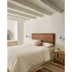 Kave Home - Linge De Lit Kalid Drap-housse,housse Couette,taies Oreiller En Coton Bio (GOTS) 150x190cm - Beige -KAVE HOME Soldes 2022 27979547 4