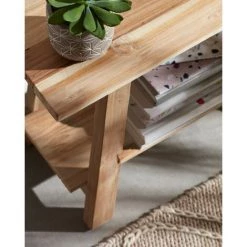 Kave Home - Banc Safara Bois Massif De Tek Recyclé 100 Cm - Naturel 8 Kave Home - Banc Safara Bois Massif De Tek Recyclé 100 Cm - Naturel -KAVE HOME Soldes 2022 28242394 3
