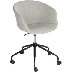 Kave Home - Chaise De Bureau Yvette Gris Clair - Gris