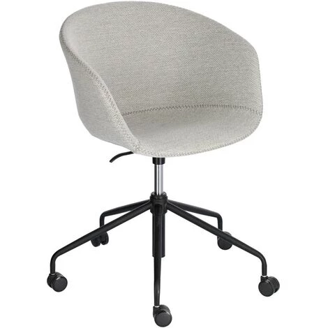Kave Home - Chaise De Bureau Yvette Gris Clair - Gris 3 Kave Home - Chaise De Bureau Yvette Gris Clair - Gris