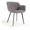 Kave Home - Chaise Nadya Gris Foncé - Gris 2 Kave Home - Chaise Nadya Gris Foncé - Gris -KAVE HOME Soldes 2022 28603366 1