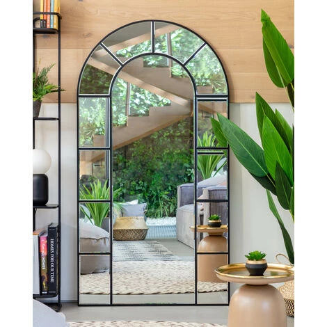 Kave Home - Miroir Nediva En MDF Noir 88 X 165 Cm - Noir 4 Kave Home - Miroir Nediva En MDF Noir 88 X 165 Cm - Noir – Image 2