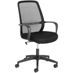 Kave Home - Chaise De Bureau Melva Noir