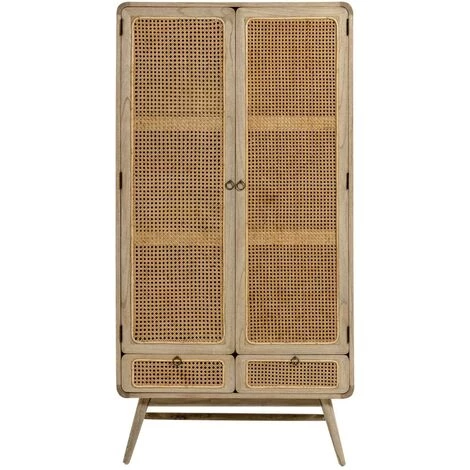 Kave Home - Armoire Nalu 90 X 175 Cm - Naturel 5 Kave Home - Armoire Nalu 90 X 175 Cm - Naturel – Image 3