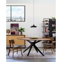 Kave Home - Table Naanim 180 X 110 Cm Finition Noyer - Naturel -KAVE HOME Soldes 2022 29108771 3