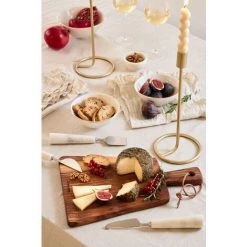 Kave Home - Lot Bluma De Couteaux à Fromages En Marbre Blanc - Blanc -KAVE HOME Soldes 2022 29125806 2