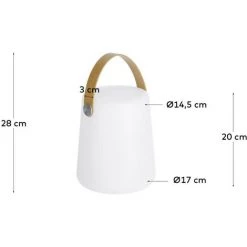 Kave Home - Lampe à Poser Nomade Dialma Avec Poignée Marron - Naturel 7 Kave Home - Lampe à Poser Nomade Dialma Avec Poignée Marron - Naturel -KAVE HOME Soldes 2022 29159447 3