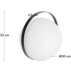 Kave Home - Lampe à Poser Nomade Dinesh Avec Poignée En Acier Noir - Noir 7 Kave Home - Lampe à Poser Nomade Dinesh Avec Poignée En Acier Noir - Noir -KAVE HOME Soldes 2022 29159475 3