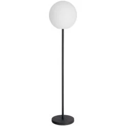 Kave Home - Lampadaire Nomade D'extérieur Dinesh En Acier Noir - Noir
