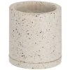 Kave Home - Pot Lelis Avec Soucoupe En Terrazzo Blanc De Ø 26 Cm - Multicolore