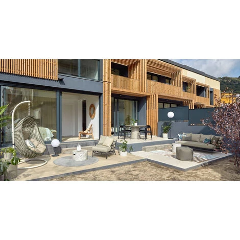 Kave Home - Pot Lelis Avec Soucoupe En Terrazzo Blanc De Ø 26 Cm - Multicolore 4 Kave Home - Pot Lelis Avec Soucoupe En Terrazzo Blanc De Ø 26 Cm - Multicolore – Image 2