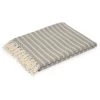 Kave Home - Plaid Sweeney 100% Coton Rayures Blanc Et Gris 170 X 130 Cm - Gris 1 Kave Home - Plaid Sweeney 100% Coton Rayures Blanc Et Gris 170 X 130 Cm - Gris -KAVE HOME Soldes 2022 29547543 1