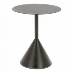 Kave Home - Table Dappoint Yinan Ø 48 Cm Noir - Noir