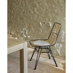 Kave Home - Chaise Tishana En Rotin Et Acier Noir - Naturel 10 Kave Home - Chaise Tishana En Rotin Et Acier Noir - Naturel -KAVE HOME Soldes 2022 30084933 4