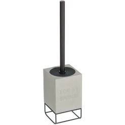 Kave Home - Brosse WC Jainen Noire - Gris
