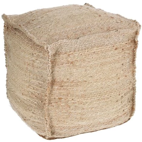 Kave Home - Pouf Fadua En Jute De 45 X 45 Cm - Naturel 3 Kave Home - Pouf Fadua En Jute De 45 X 45 Cm - Naturel