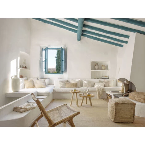 Kave Home - Pouf Fadua En Jute De 45 X 45 Cm - Naturel 4 Kave Home - Pouf Fadua En Jute De 45 X 45 Cm - Naturel – Image 2