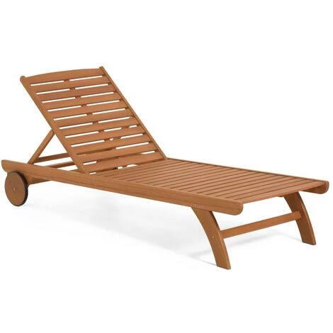 Kave Home - Bain De Soleil Beila En Bois Massif D'eucalyptus FSC 100% - Naturel 3 Kave Home - Bain De Soleil Beila En Bois Massif D'eucalyptus FSC 100% - Naturel