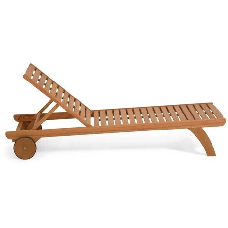 Kave Home - Bain De Soleil Beila En Bois Massif D'eucalyptus FSC 100% - Naturel 4 Kave Home - Bain De Soleil Beila En Bois Massif D'eucalyptus FSC 100% - Naturel – Image 2