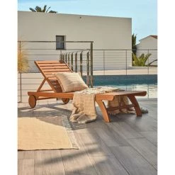 Kave Home - Bain De Soleil Beila En Bois Massif D'eucalyptus FSC 100% - Naturel 10 Kave Home - Bain De Soleil Beila En Bois Massif D'eucalyptus FSC 100% - Naturel -KAVE HOME Soldes 2022 30319381 4