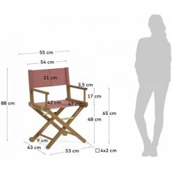 Kave Home - Chaise De Jardin Pliante Dalisa Terracotta En Bois Massif D'acacia FSC 100% - Rouge 11 Kave Home - Chaise De Jardin Pliante Dalisa Terracotta En Bois Massif D'acacia FSC 100% - Rouge -KAVE HOME Soldes 2022 30319398 5