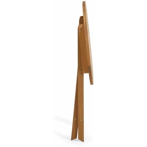 Kave Home - Ensemble Elisia De Table Et Chaises Pliantes De Jardin En Bois Massif D'acacia FSC 100% - Naturel 4 Kave Home - Ensemble Elisia De Table Et Chaises Pliantes De Jardin En Bois Massif D'acacia FSC 100% - Naturel – Image 2
