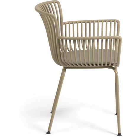 Kave Home - Chaise De Jardin Surpika Beige - Beige 4 Kave Home - Chaise De Jardin Surpika Beige - Beige – Image 2