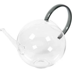 Kave Home - Vase Duyen En Verre Transparent Et Gris - Transparent