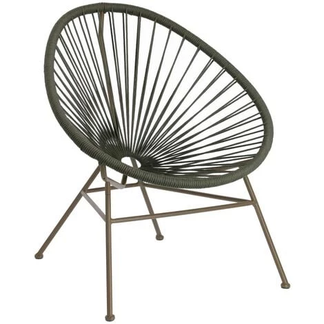 Kave Home - Fauteuil Samantha En Corde Verte 3 Kave Home - Fauteuil Samantha En Corde Verte