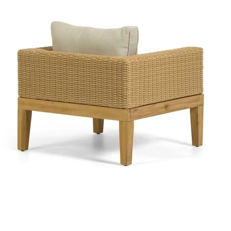 Kave Home - Fauteuil Giana Bois Massif Dacacia Et Rotin FSC 100% - Naturel 5 Kave Home - Fauteuil Giana Bois Massif Dacacia Et Rotin FSC 100% - Naturel – Image 3