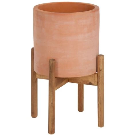 Kave Home - Cache-pot Dalva En Terre Cuite Ø 26 Cm - Naturel 4 Kave Home - Cache-pot Dalva En Terre Cuite Ø 26 Cm - Naturel – Image 2