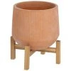 Kave Home - Cache-pot Denpasar En Terre Cuite Et Bois Massif D'acacia Ø 25 Cm - Naturel 1 Kave Home - Cache-pot Denpasar En Terre Cuite Et Bois Massif D'acacia Ø 25 Cm - Naturel -KAVE HOME Soldes 2022 32609061 1