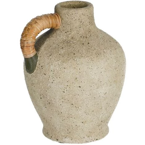 Kave Home - Vase Agle Céramique Gris 25 Cm - Gris 3 Kave Home - Vase Agle Céramique Gris 25 Cm - Gris