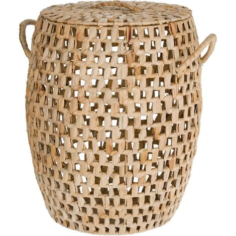 Kave Home - Panier Avec Poignée Zaya Fibres Naturelles 55 Cm - Naturel 3 Kave Home - Panier Avec Poignée Zaya Fibres Naturelles 55 Cm - Naturel