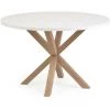 Kave Home - Table Ronde Full Argo En Mélaminé Blanc Et Pieds En Acier Effet Bois Ø 119 Cm - Blanc 2 Kave Home - Table Ronde Full Argo En Mélaminé Blanc Et Pieds En Acier Effet Bois Ø 119 Cm - Blanc -KAVE HOME Soldes 2022 33163176 1