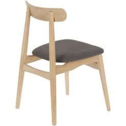 Kave Home - Chaise Nayme Gris Foncé - Naturel 9 Kave Home - Chaise Nayme Gris Foncé - Naturel -KAVE HOME Soldes 2022 33712732 3