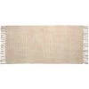 Kave Home - Tapis Nur 100% Coton (GOTS) Rose 70 X 140 Cm - Beige
