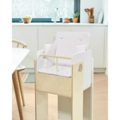 Kave Home - Coussin De Chaise Haute Nuun 100% Coton (GOTS) Pois Rose - Blanc 9 Kave Home - Coussin De Chaise Haute Nuun 100% Coton (GOTS) Pois Rose - Blanc -KAVE HOME Soldes 2022 34181914 4